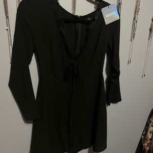 Misguided cut-out mini dress